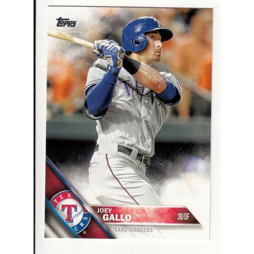 2016 Topps baseball card 353 Joey Gallo - Rangers