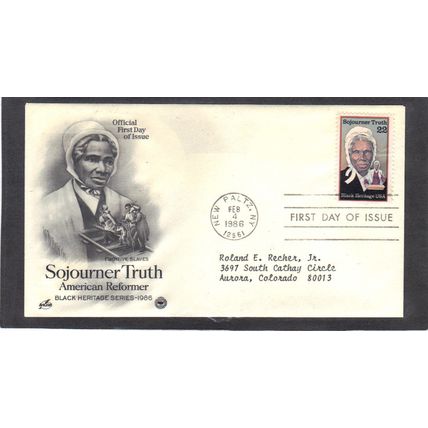 FDC Art Craft 2203 22c Sojourner Truth (Cachet-Typed/A) CV41867