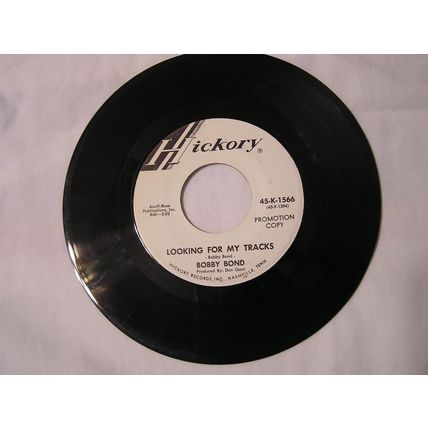 Bobby Bond Promo 45-HOUSTON BLUES/LOOKING FOR MY TRACKS