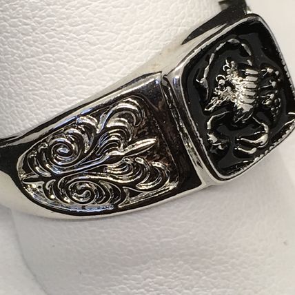Ring Men’s Punk Scorpion Ring Sterling Silver #275 USA Seller