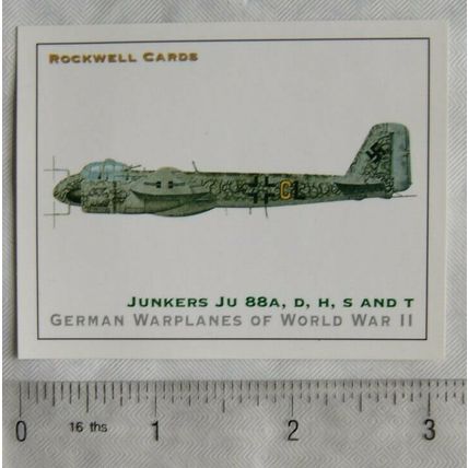 2000 Rockwell German Warplanes of Second World War, Junkers Jubba DHS & T