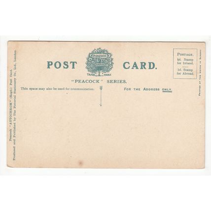 St Aubins and Bay Jersey Postcard Channel Islands Peacock Brand Series