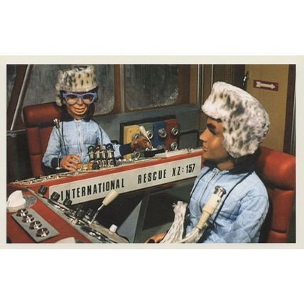 Brains Virgil Tracy International Rescue Thunderbirds Postcard