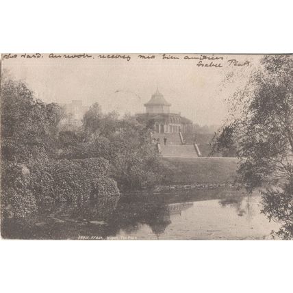Wigan The Park River Lancs Antique 1910 Postcard
