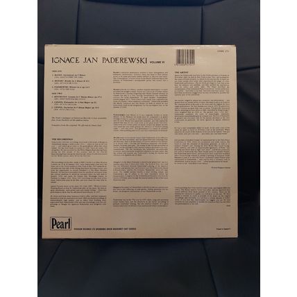 Paderwski - The 1937 Recordings (GEMM279) 1988 (LP)
