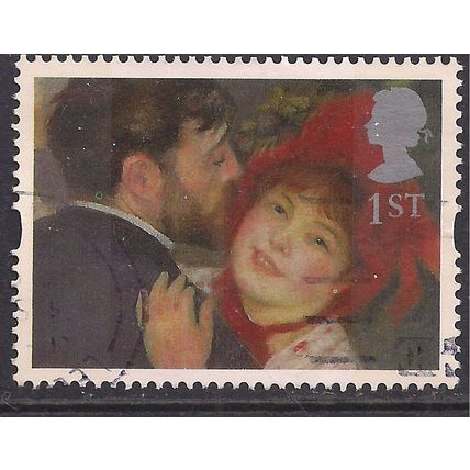 GB 1995 QE2 1st Greetings 'Greetings in Art' used SG 1858 ( M348 )