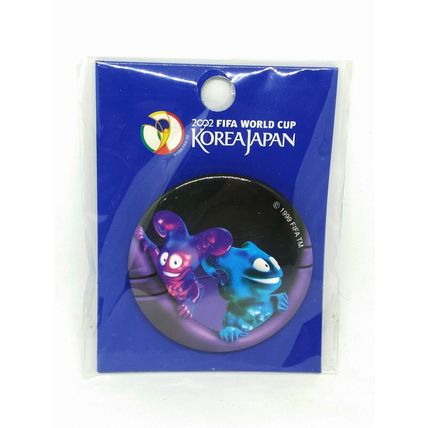 2002 Fifa World Cup Korea Japan Mascot Pin Badge Button (05) - Brand New