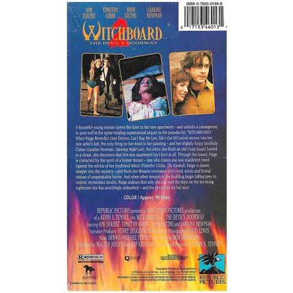 VHS - Witchboard 2: The Devil's Doorway (1993) *Ami Dolenz / Laraine Newman*