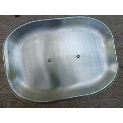 15x11 Stainless Steel Heavy Duty Pan Lid Cover casserole roast chafer oval dish