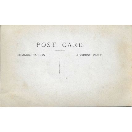 Two Young People Studio Picture Sister and Brother? Real Photo Postcard (160RP)