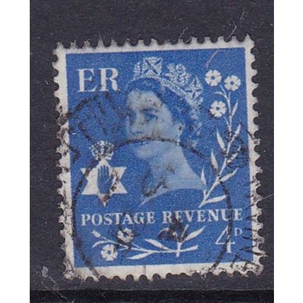 GB REGIONAL ISSUE NORTHERN IRELAND 4d BLUE USED