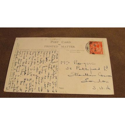 1928 fr J.Salmon Postcard - Knole House / Park - Sevenoaks, Kent