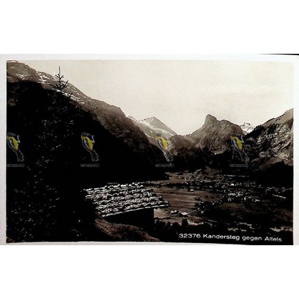 Kandersteg Gegen Altels, Switzerland, 32376 Postcard