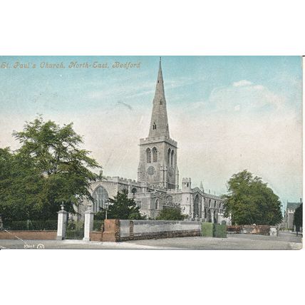 PC21686 St. Pauls Church. North East. Bedford. Valentine. 1905