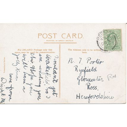 PC21686 St. Pauls Church. North East. Bedford. Valentine. 1905