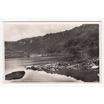 Caldwell Rocks Symonds Yat Postcard RP Herefordshire