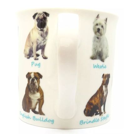 Dog Breed Mug Fine China 8.5 CM Ceramic Tableware Canine Home Decor Tableware