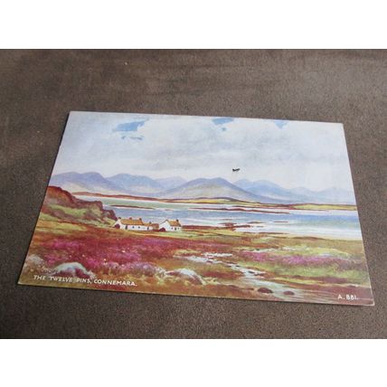 Valentines Postcard - The 12 Pins Connemara, Galway Ireland - Artist A881