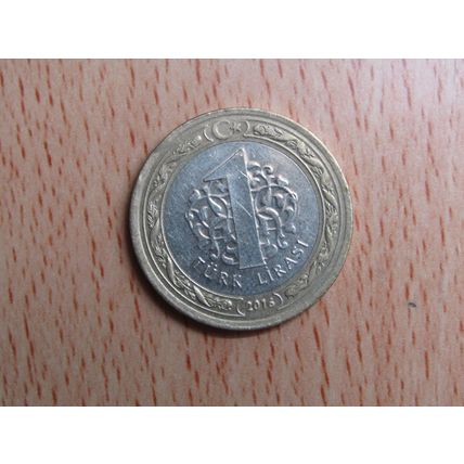 Turkey 2016 1 Lirasi Coin