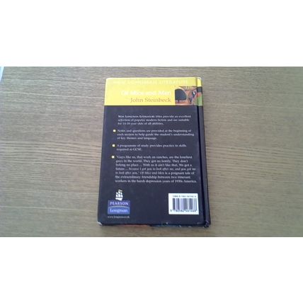 Of Mice and Men. John Steinbeck. (Hardback) Longman Plays