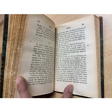 1926 ANDRE MAUROIS "ARIEL OU LA VIE DE SHELLEY" FRENCH ANTIQUE BOOK (P3)