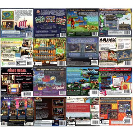 16 Games LOT #2 - PC CD-ROM Software CLEARANCE- NEW in Sealed Jewel Cases