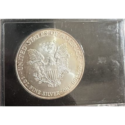 1 Oz Silver Collectible 1995 American Silver Eagle *Toned*