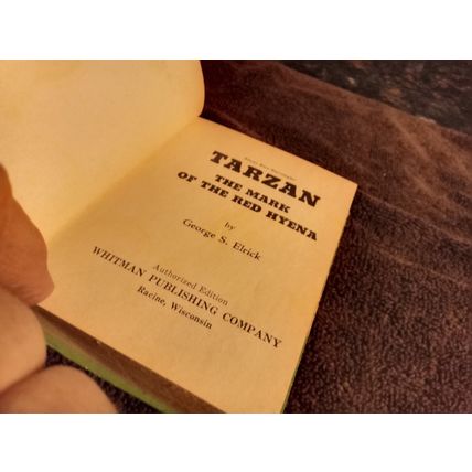 Big Little Book Tarzan The Mark Of The Red Hyena # 2005 By George S Elrick 1967