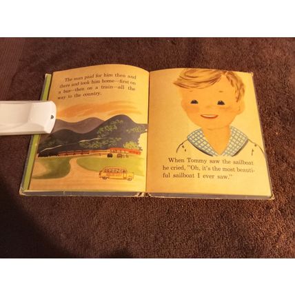 Tell-A-Tale The Sailboat That Ran Away By Madye Lee Chastain 1950 Great Shape