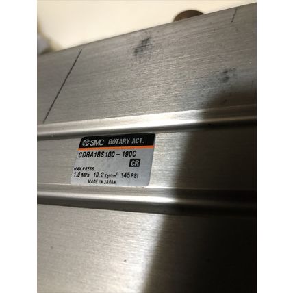 NEW SMC CDRA1BS100-190C PNEUMATIC ROTARY ACTUATOR, 190* ROTATION,BU