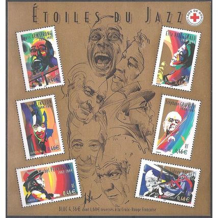 France 2002 Michel Bloc Feuillet 29 Neuf ** Cote (2008) 12.00 € Jazz