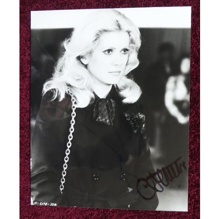 DENUVE, CATHERINE: original signed b/w photo