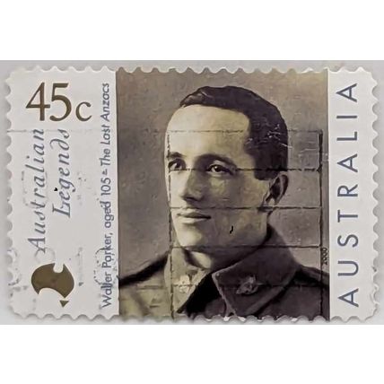 2000 Australia Walter Parker Aged 105 45C Stamp