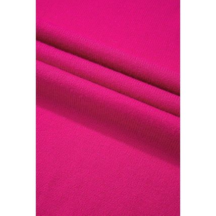 Strawberry Pink Pearled Decor Raglan Sleeve Plus Size Sweater