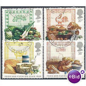 1989 Food & Farming Set SG1428-1431 Very Fine Used