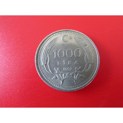 1992 TURKEY 1000 LIRA FREE POST. Q