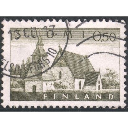 Finland 1956 - SG556 - 50m green - Lammi Church - used