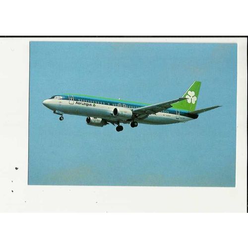 Aviation AER LINGUS BOEING 737-448 Postcard by Editions P.I. (622)