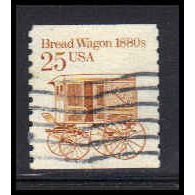 Used 2136 25c Bread Wagon Fine RA2471