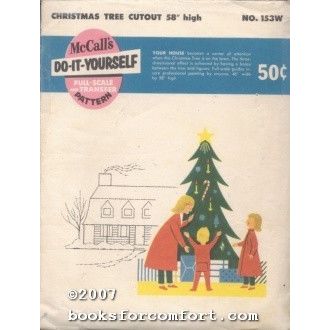 Christmas Tree Cutout 58-in high, No 153W