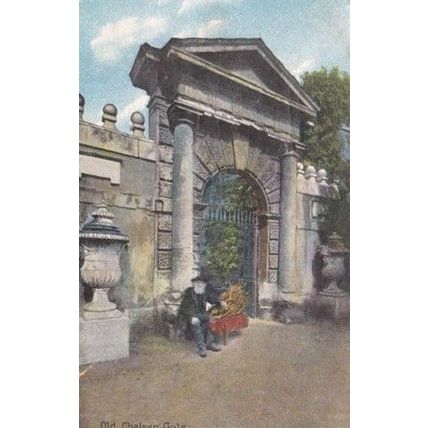 London Old Chelsea Gate Antique Rare 1909 Postcard