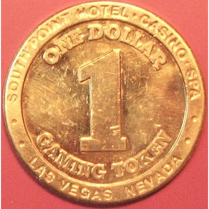 Southpoint. $1 Casino Token. Las Vegas, NV. D35.