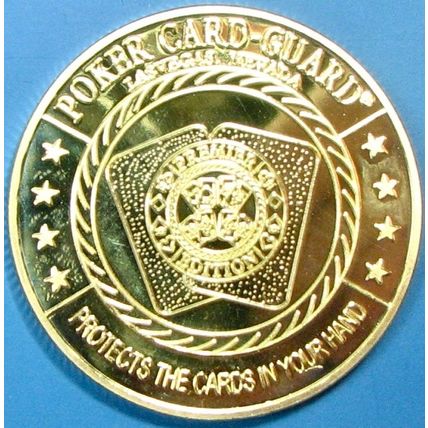 Unbeatable Poker Hand. Challenge Coin, Casino Card Guard. 10b.