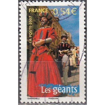 France 2007 Michel 4317 O Cote (2008) 1.30 € Les géants Cachet rond