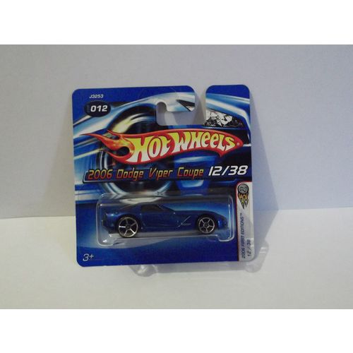 hotwheels 2006 dodge viper coupe (blue) boxed good condition