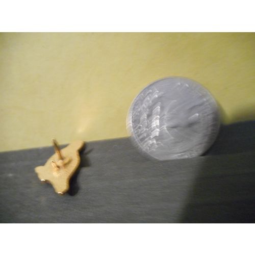 White Bird Lapel Pin