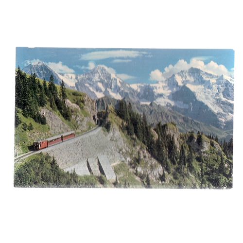SCHYNIGE-PLATTE-BAHN unused postcard Train railway /