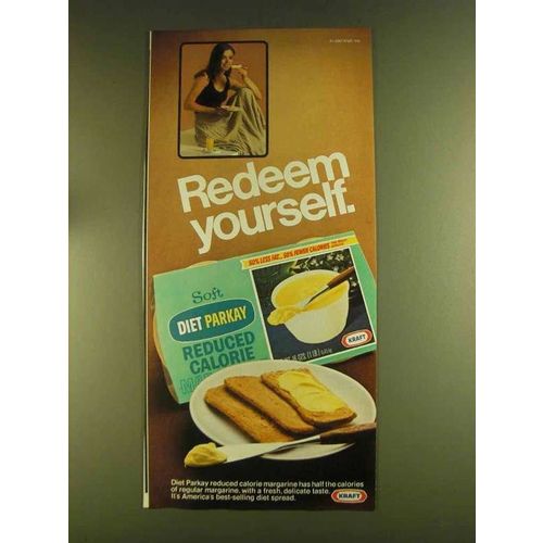 1980 Kraft Diet Parkay Ad - Redeem Yourself