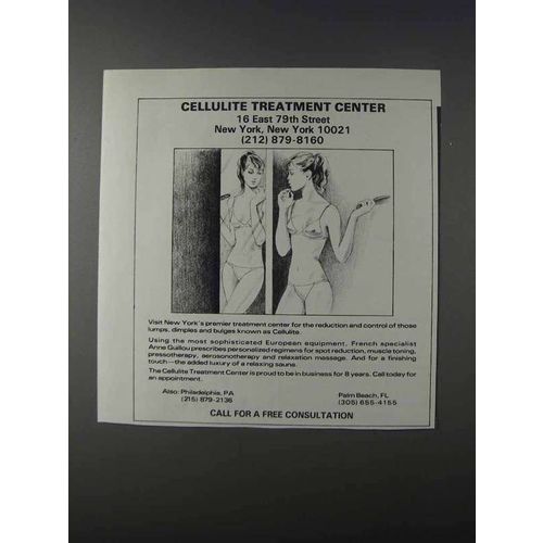 1981 Cellulite Treatment Center Ad