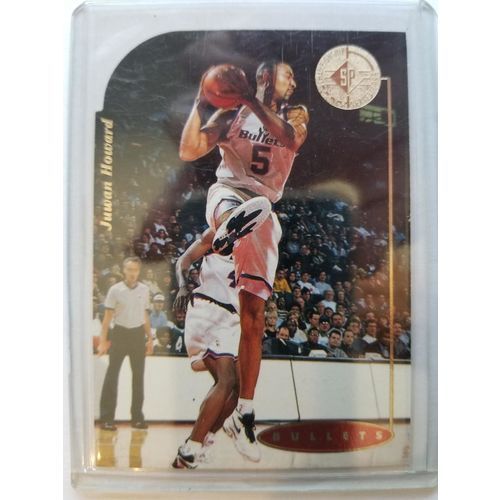1995 UPPER DECK SP .DIE CUT.. CHAMPIONSHIP SERIES #134 JUWAN HOWARD RC!